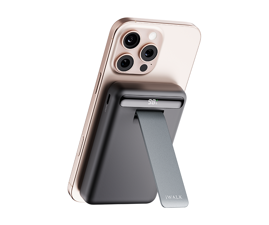 iWALK Power Stand 10000 | 10000mAh Magnetic Wireless Fast Charger With Multi-Angle Adjustable Stand