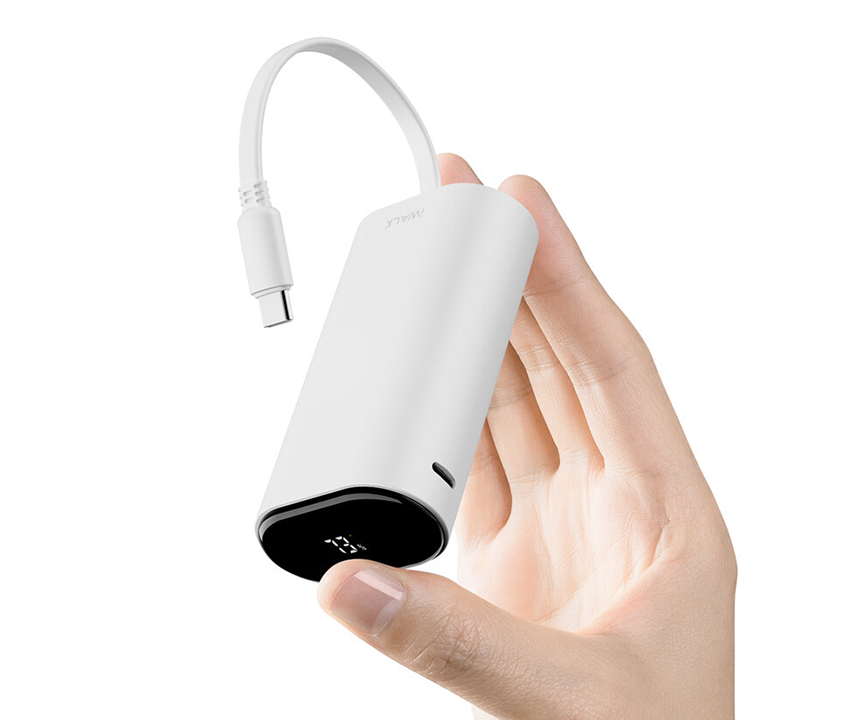 iWALK iWALK LinkPod Watch | 9600mAh 20W PD Power Bank with Built-in USB-C Cable