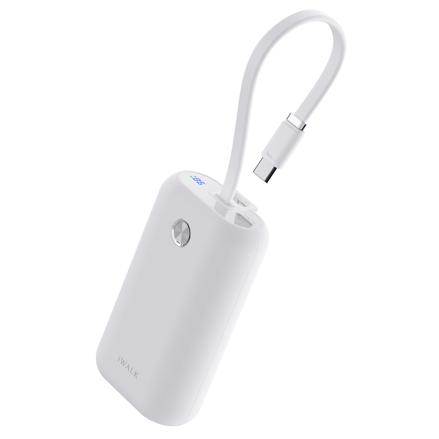 iWALK PowerMini|Built-in Cable, 22.5W USB-C Fast Charging Power Bank