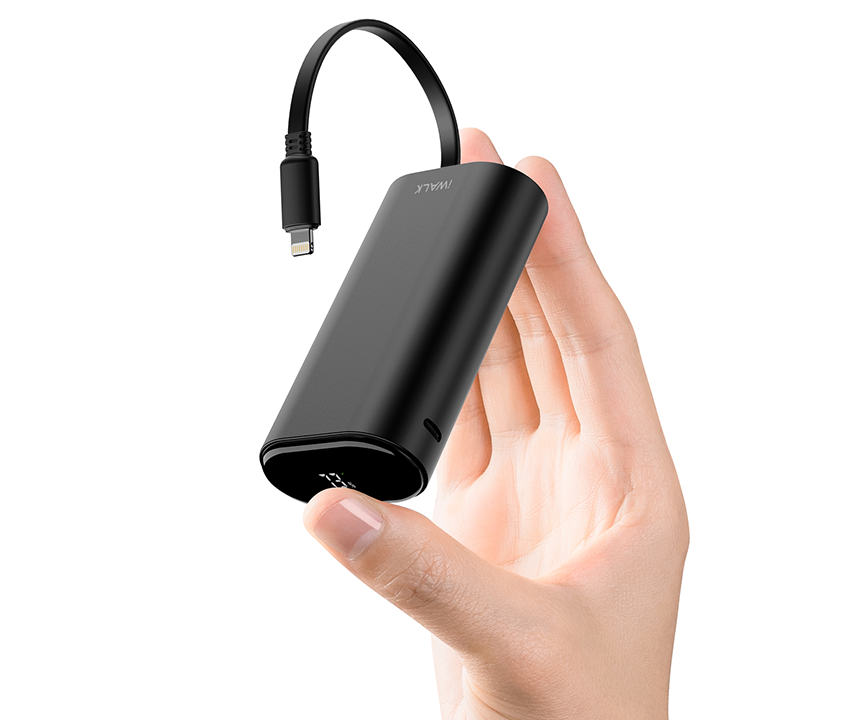 iWALK LinkPod Y-2 | 9600mAh Built-In Cable Portable Charger
