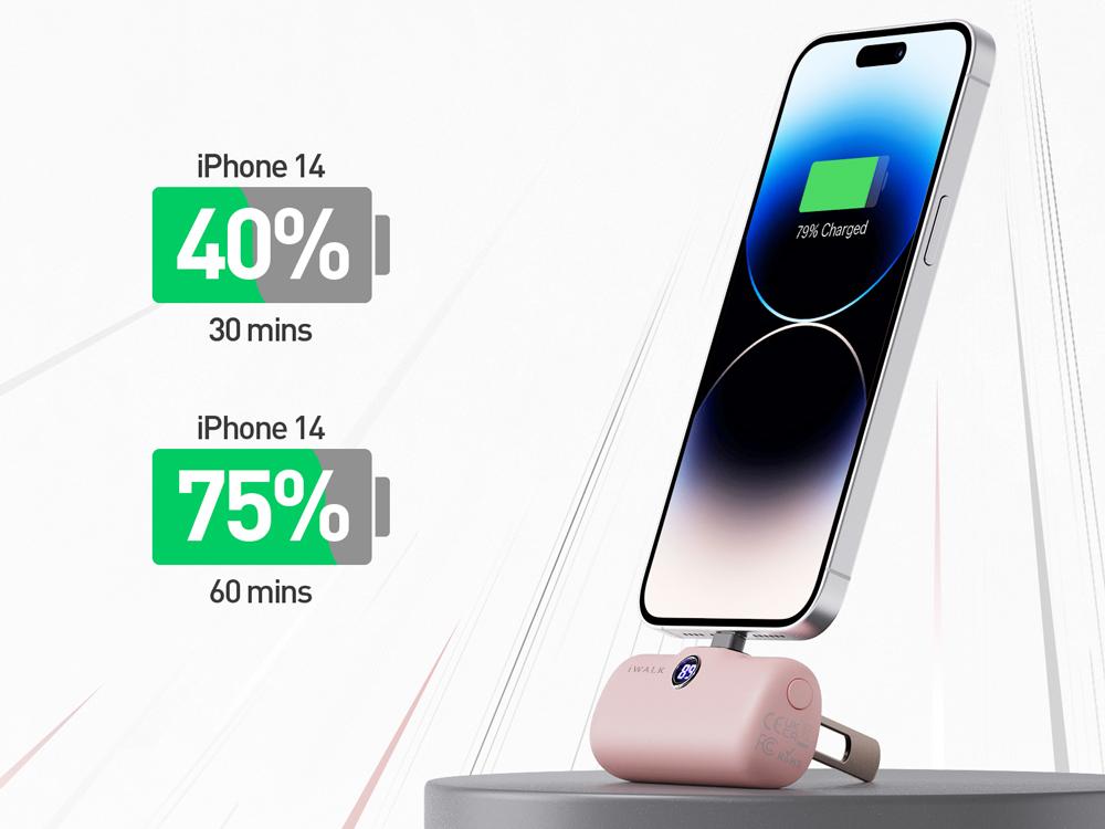 iPhone12 ホワイト 64GB iWALK LinkPod-4 ブラック 【公式通販】